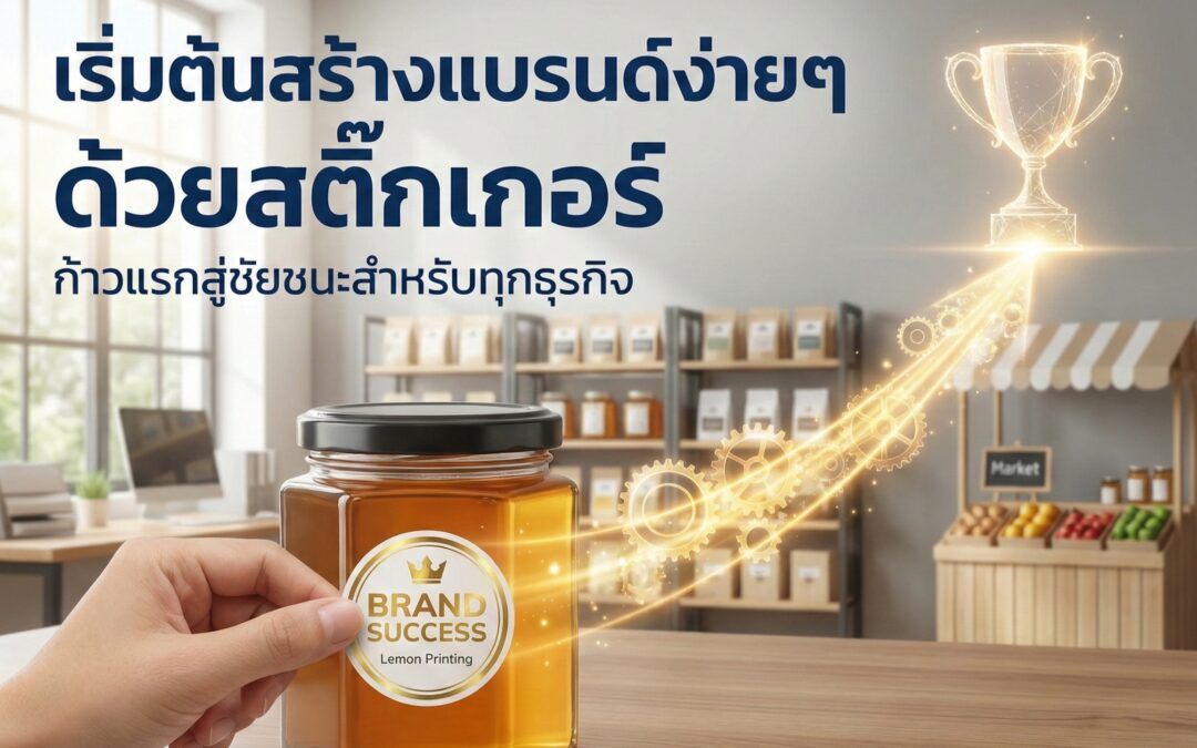 เริ่มต้นสร้างแบรนด์ง่ายๆ ด้วยสติ๊กเกอร์